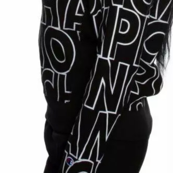 Champion Black & White double weave sweatshirt - Picture 3 of 3